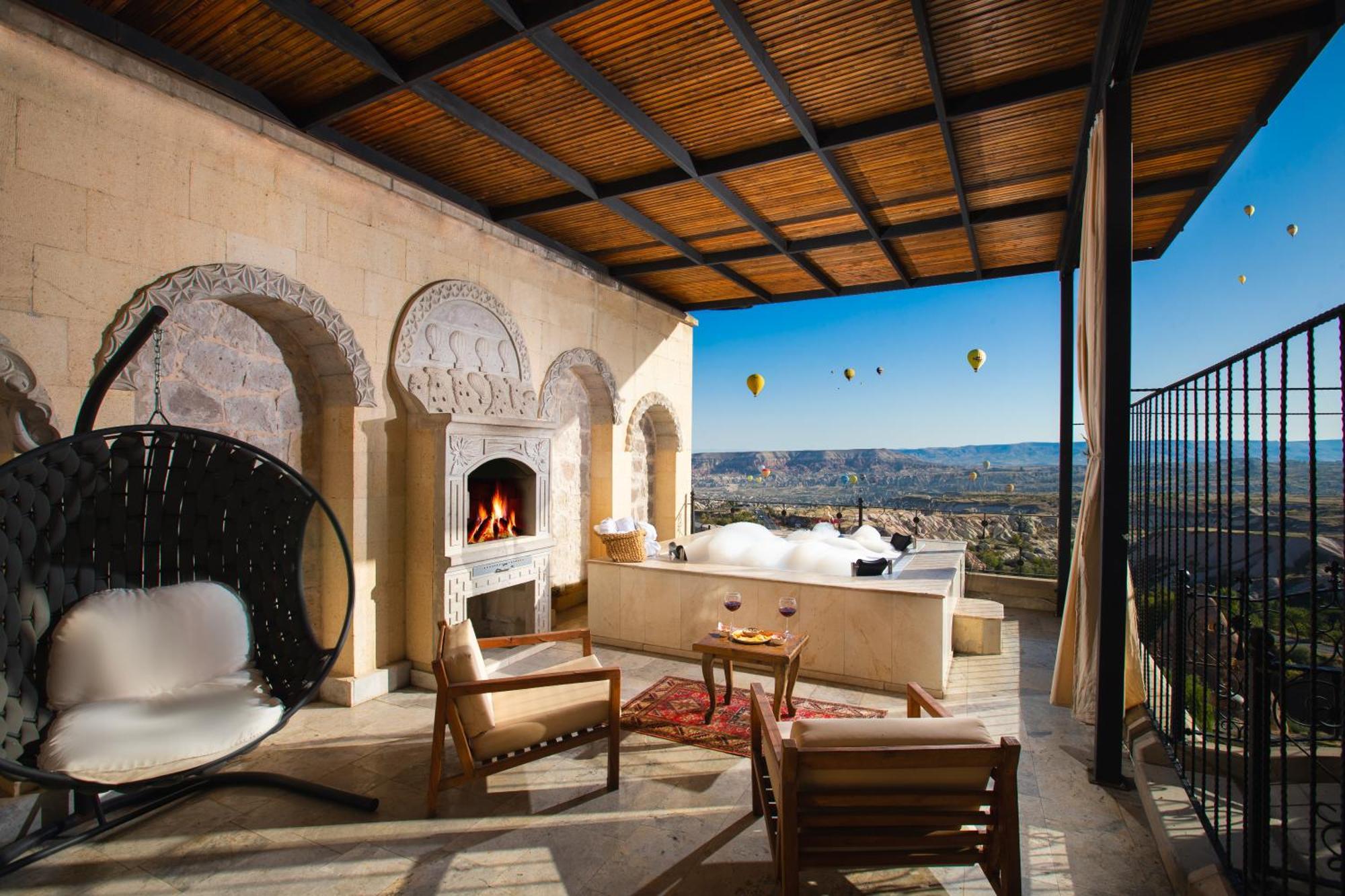 Simera In Cappadocia - Special Class - Best View Rooftop Uçhisar Extérieur photo