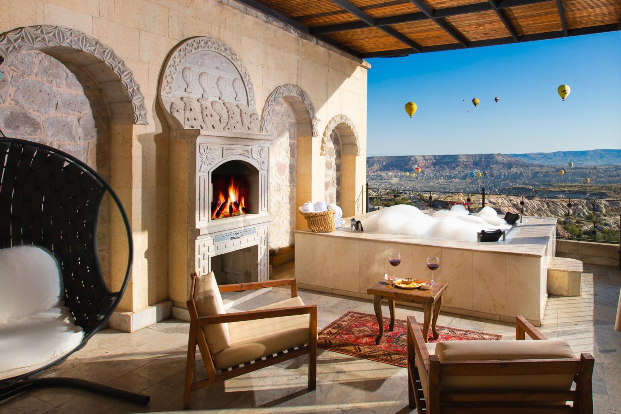 Simera In Cappadocia - Special Class - Best View Rooftop Uçhisar Extérieur photo